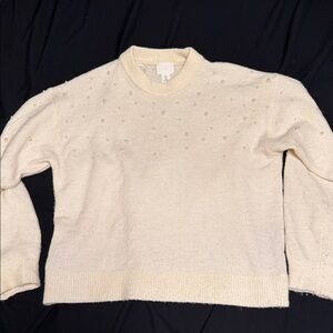 H&M Cream Crew Neck Sweater
